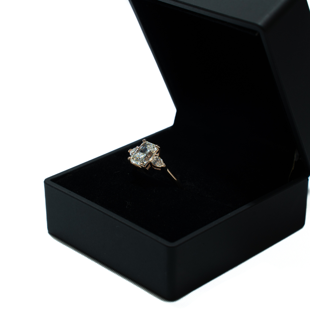 Custom 2ct Lab Diamond VVS2 D Color (Certified) 14k Gold