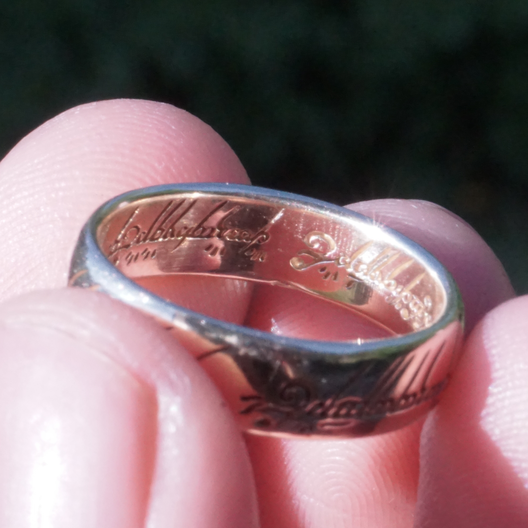 The one 2025 ring silver