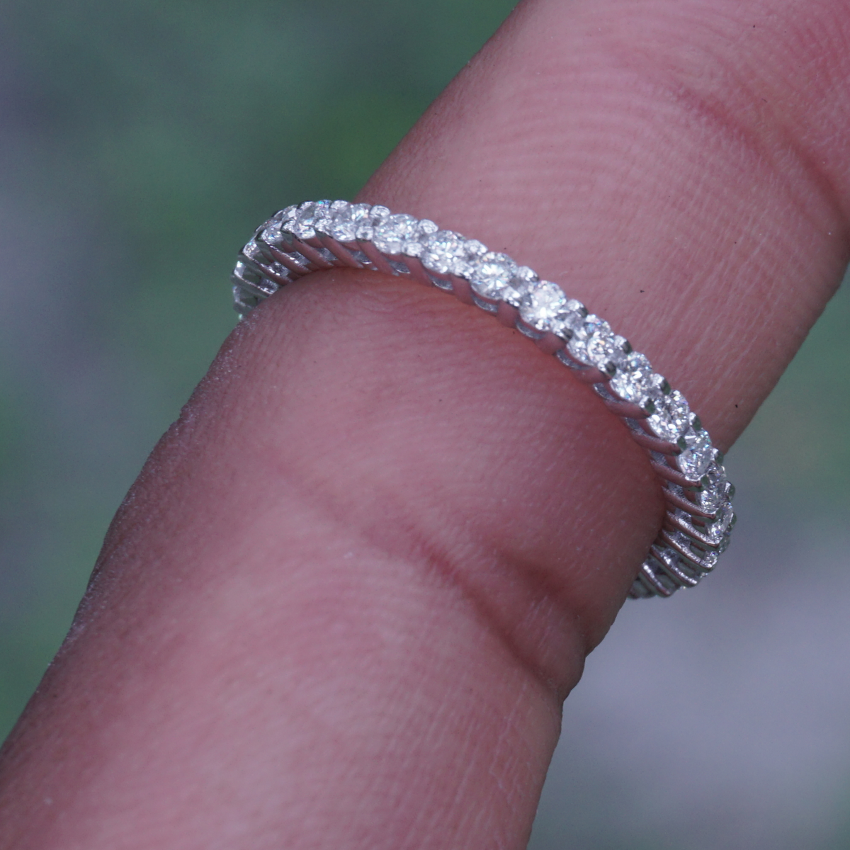 &quot;Eternity Ring&quot; 0.84 CT. T.W. in 14K White Gold (VS1)